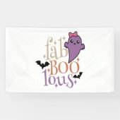 Fa BOO Lous Fa BOO Lous Halloween Ghost Spandoek (Horizontaal)