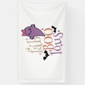 Fa BOO Lous Fa BOO Lous Halloween Ghost Spandoek (Verticaal)