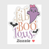 Fa BOO Lous Fa BOO Lous Halloween Ghost Sticker (Vel)