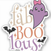 Fa BOO Lous Fa BOO Lous Halloween Ghost Sticker (Voorkant)