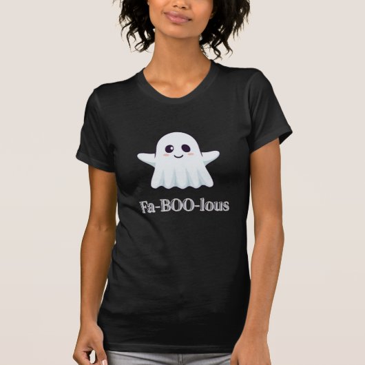 Fa-BOO-lous Schattige Ghost Halloween Shirt (Voorkant)