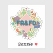 FA&FO - Klik hier en ontdek het Sticker (Vel)