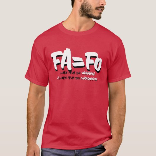 FA=FO T-SHIRT (Voorkant)