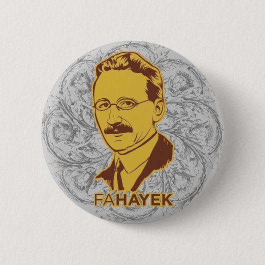 FA Hayek Button (Voorkant)