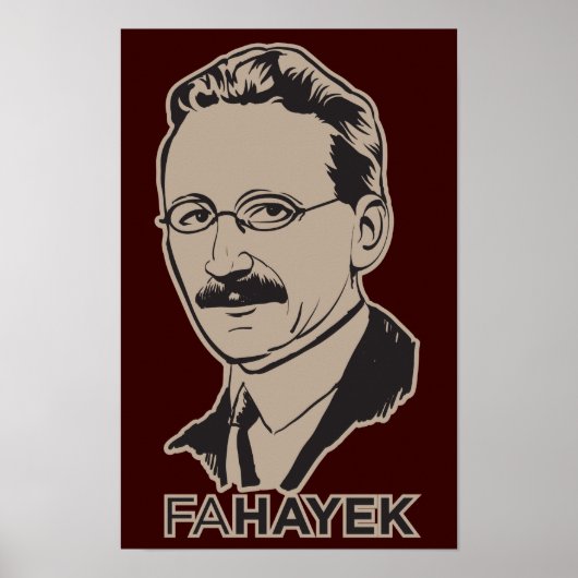 FA Hayek Poster (Voorkant)