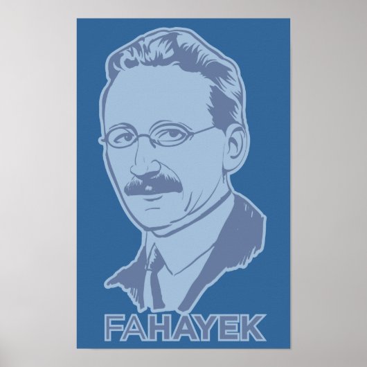 FA Hayek Poster (Voorkant)
