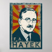 FA Hayek Poster (Voorkant)