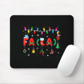 Fa (la) 8 Funny Christmas Lights Santa Fa La Math  Muismat (Met muis)
