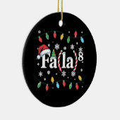 FA (LA)8 Funny kerstkerstkerstkerstman, Wiskunde l Keramisch Ornament (Rechts)