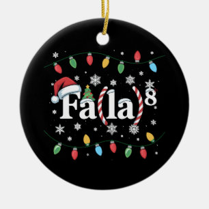 FA (LA)8 Funny kerstkerstkerstkerstman, Wiskunde l Keramisch Ornament