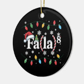 FA (LA)8 Funny kerstkerstkerstkerstman, Wiskunde l Keramisch Ornament (Links)