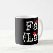 Fa La 8 - Funny Kerstmis Wiskunde Nerd, Funny Wisk Koffiemok (Voorkant rechts)