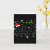 Fa (la) 8 Funny Math Teacher Christmas Ugly Sweate Kaart (Gele Bloem)