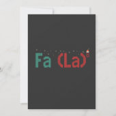 FA (LA)8 Grappig nerdy Wiskunde kerstcadeau Bedankkaart (Voorkant)