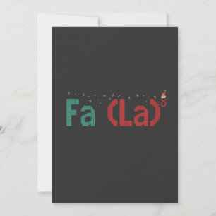 FA (LA)8 Grappig nerdy Wiskunde kerstcadeau Bedankkaart