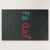 FA (LA)8 Grappig nerdy Wiskunde kerstcadeau Legpuzzel (Horizontaal)