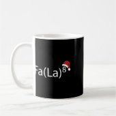 Fa La 8 Grappige Kerstlied Wiskundeleraar Kerstman Koffiemok (Links)