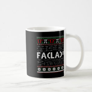 Fa (la)8 Grappige Kerstman Fa La Wiskunde Leraar Koffiemok