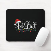 Fa (la)8 Grappige Kerstman Fa La Wiskunde Leraar Muismat (Met muis)