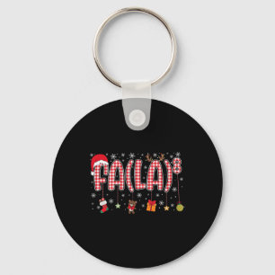 Fa (la)8 Grappige Kerstman Fa La Wiskunde Leraren Sleutelhanger