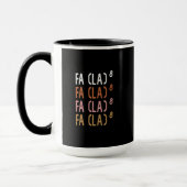 FA (LA)8 Grappige Nerdy Wiskunde Mok (Links)