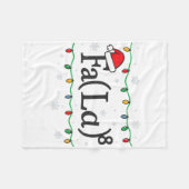 Fa (la) 8 Grappige Wiskundeleraar Kerstman Ugly Sw Fleece Deken (Voorkant (Horizontaal))