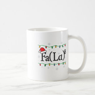 Fa (la) 8 Grappige wiskundeleraar Kerstmis Ugly Sw Koffiemok