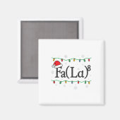 Fa (la) 8 Grappige wiskundeleraar Kerstmis Ugly Sw Magneet (Voorkant / Achterkant)