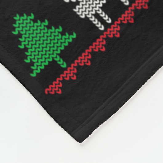 Fa La 8 Valhalla Santa Hat Viking Skull Kerstmis Fleece Deken (Hoek)