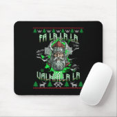 Fa La 8 Valhalla Santa Hat Viking Skull Kerstmis Muismat (Met muis)