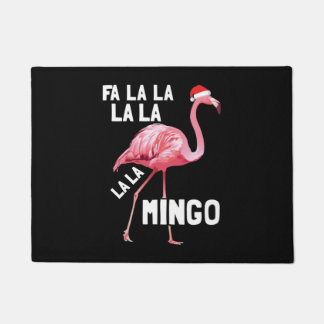Fa La Flamingo Christmas Merry Xmas Deurmat