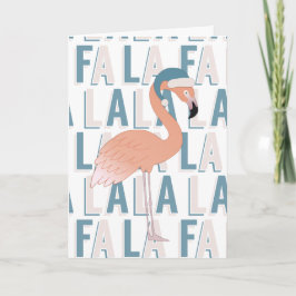 Fa la Flamingo Kerst © GraphicLoveShop Kaart