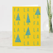 FA LA FOREST KERSTMIS KAART (Voorkant)