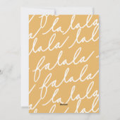 Fa La Fun Schattige Woodland Eekhoorn Sneeuwengel Feestdagenkaart (Achterkant)