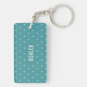 Fa La Funny Christmas Tree Vakantie Baby Deken Sleutelhanger (achterkant)