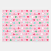 Fa La Garland Kerst inpakpapier - Trio 1 Vel (Voorkant)