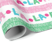 Fa La Garland - Kerst verpakken papier Roll (Rol Hoek)