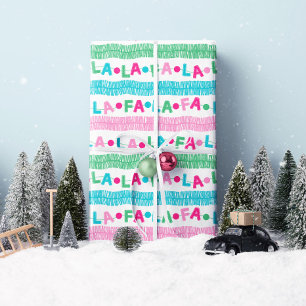 Fa La Garland - Kerstpakketten Inpakpapier Vel