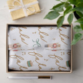 Fa La Girly Kerst Notenkraker Bow Muziek Tissuepapier (Geschenk)