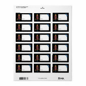 Fa La Kerstman Nutcracker naar en van zwart etiket (Full Sheet)