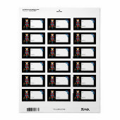 Fa La Kerstmis Nutkraker Mouse King to & From Etiket (Full Sheet)