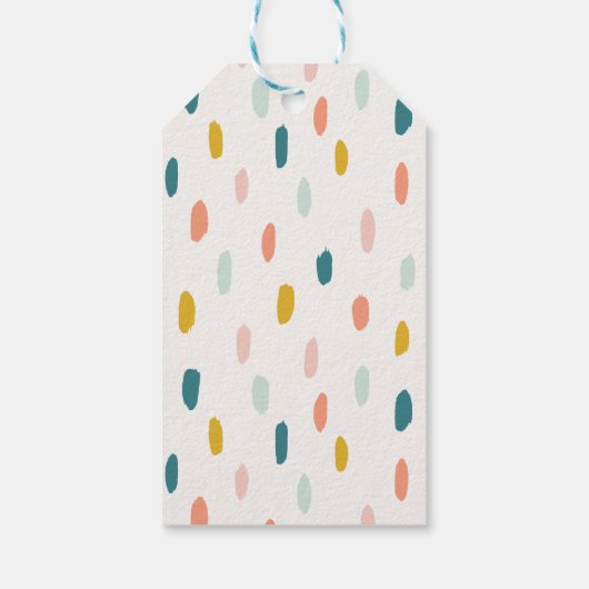 FA LA | Kleuren van pasta's | kerstcadeautje Cadeaulabel (Achterkant)