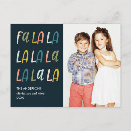 FA LA | Kleuren van pasta's | Kute fotovakantie Briefkaart