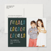 FA LA | Kleuren van pasta's | Kute fotovakantie Briefkaart (Voorkant / Achterkant)