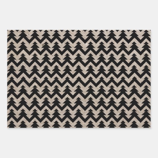 FA LA Kraft Paper & Black Typographic Kerstmis (Voorkant 3)