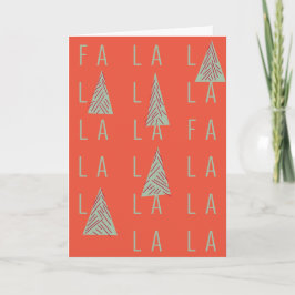FA LA LA BOS KERSTMIJS KAART