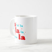 Fa La La Christmas Koffiemok (Voorkant links)