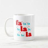 Fa La La Christmas Koffiemok (Links)