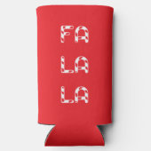 Fa La La christmas Seltzer Blikjeskoeler (Achterkant)