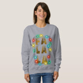Fa La La Christmas Sweatshirt - Feestelijke Carols (Voorkant volledig)